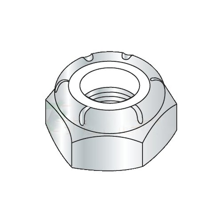 Newport Fasteners Nylon Insert Lock Nut, 1/4"-20, Steel, Zinc Plated, 3500 PK NB305277B-3500